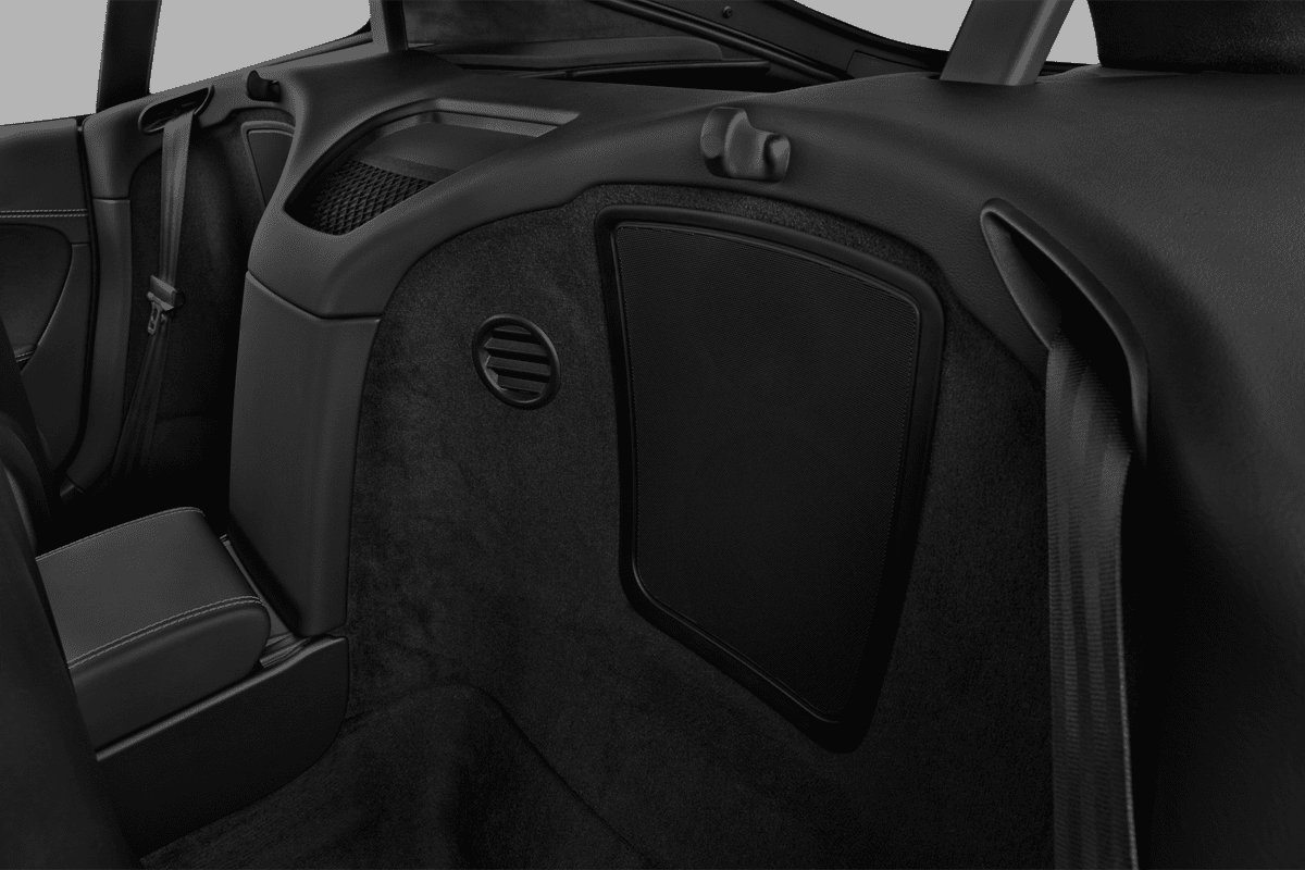 Rücksitzbank eines Jaguar F-Type Coupé