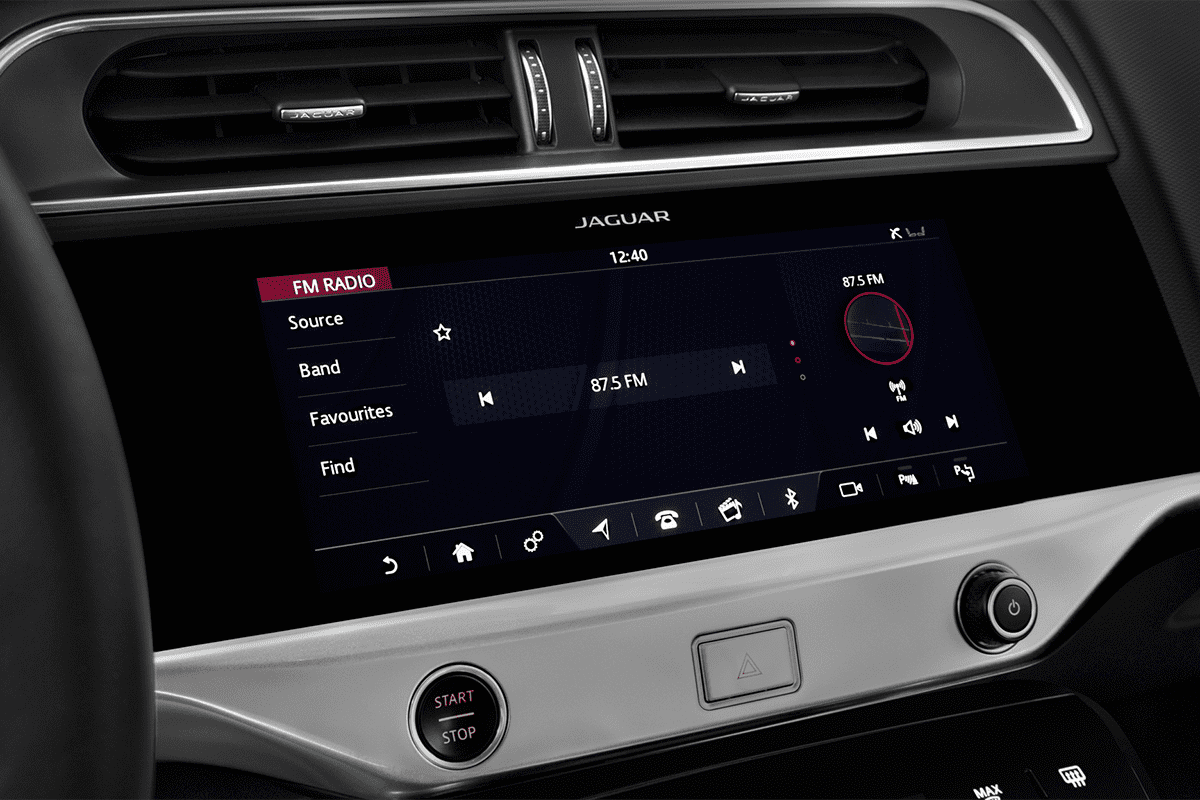 Audiosystem eines Jaguar I-Pace