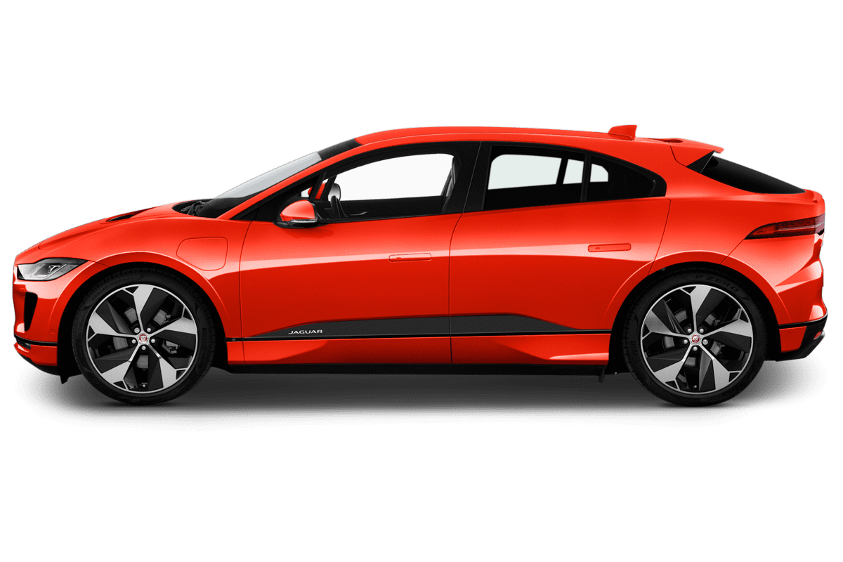 Seitenansicht eines Jaguar I-Pace