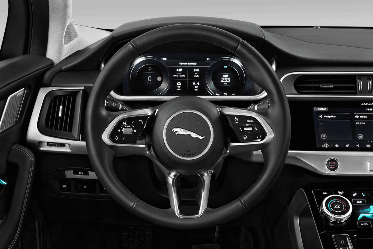 Lenkrad eines Jaguar I-Pace