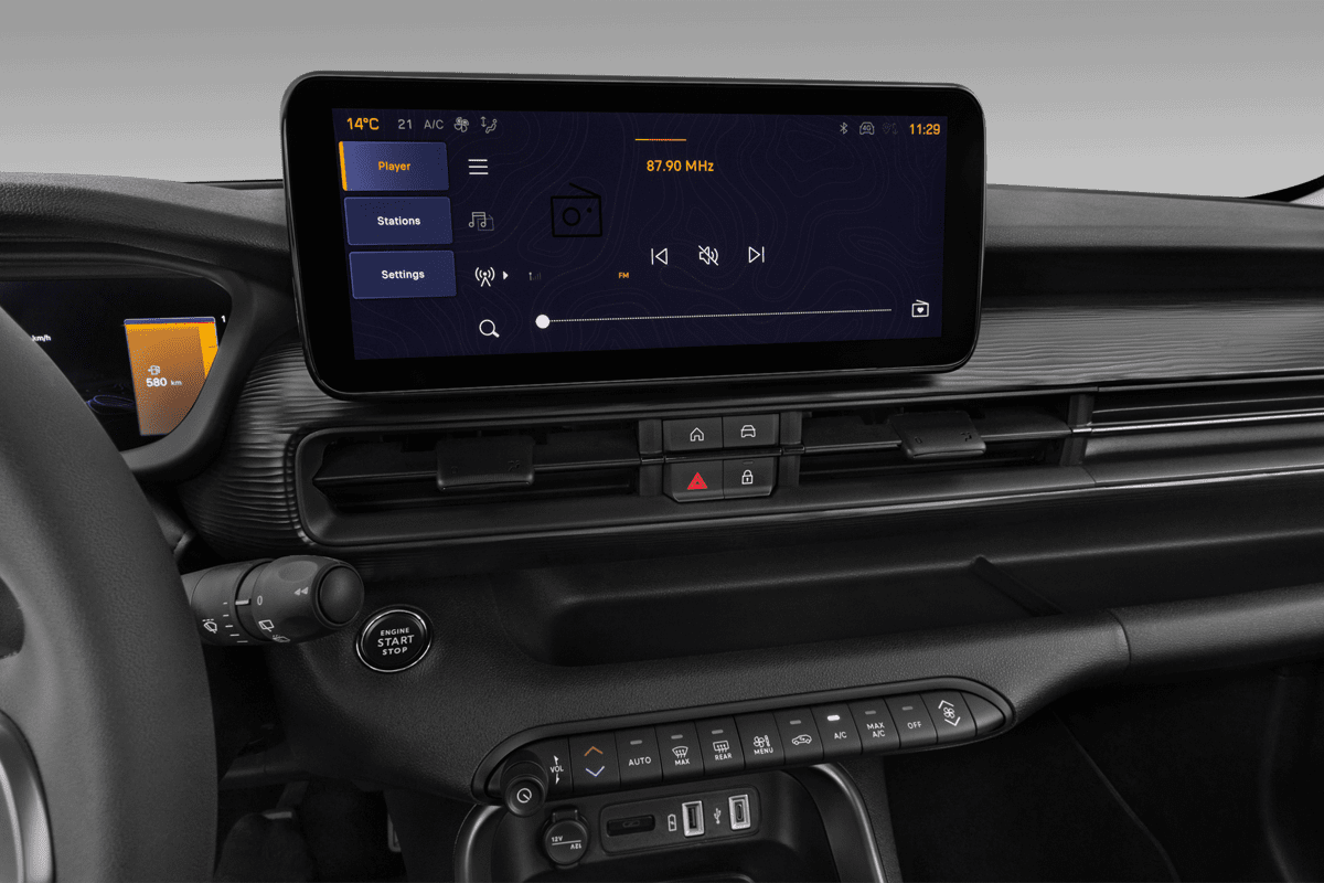 Audiosystem eines Jeep Avenger