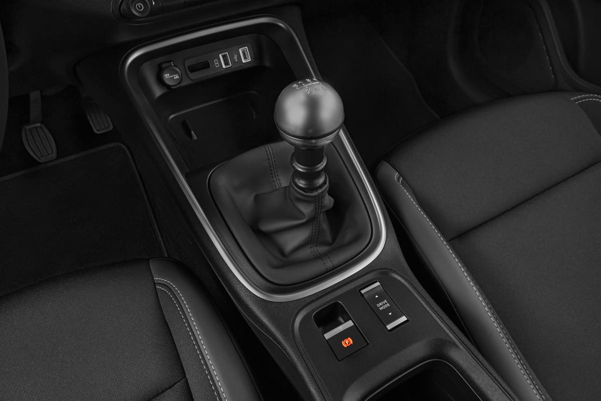 Schaltknüppel eines Jeep Avenger