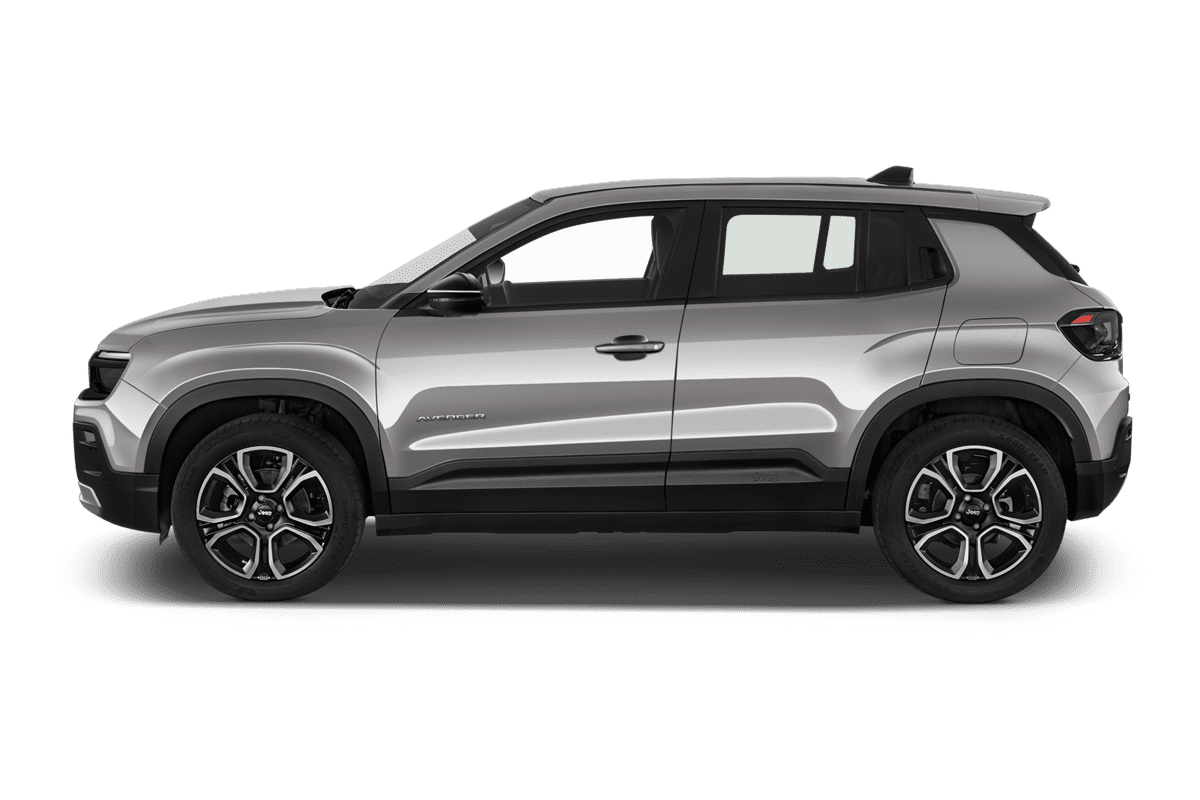 Seitenansicht eines Jeep Avenger