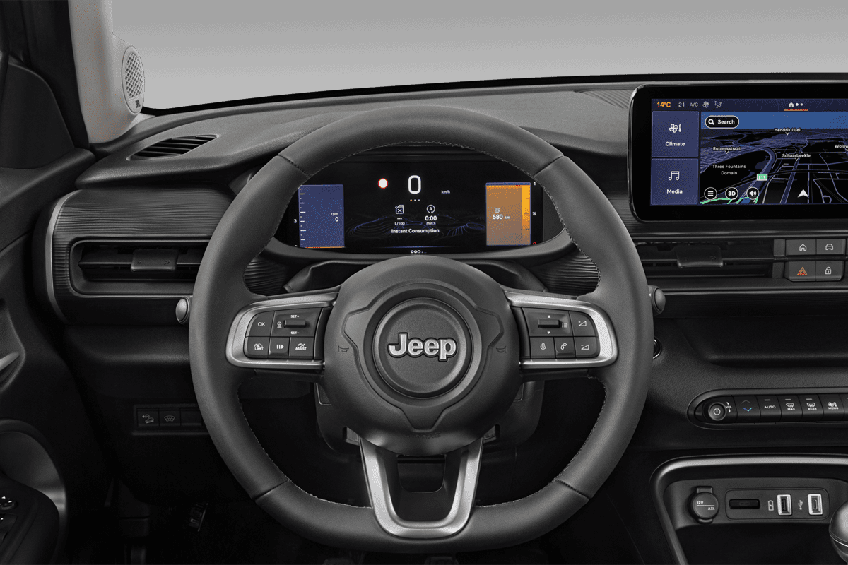 Lenkrad eines Jeep Avenger