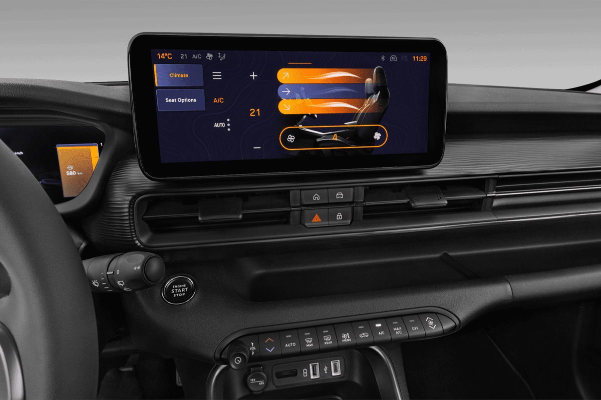 Klimasteuerung eines Jeep Avenger