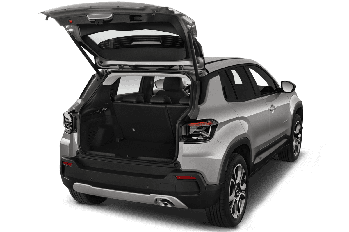 Kofferraum eines Jeep Avenger