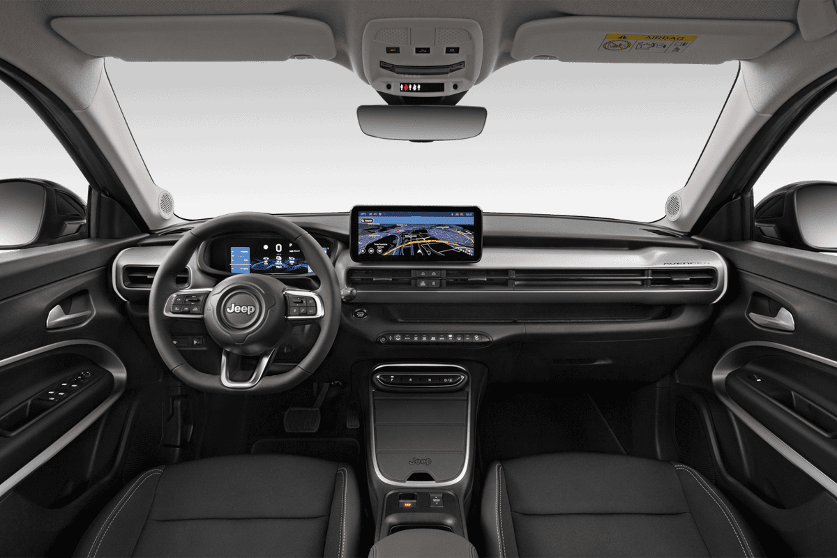 Armaturenbrett eines Jeep Avenger Elektro