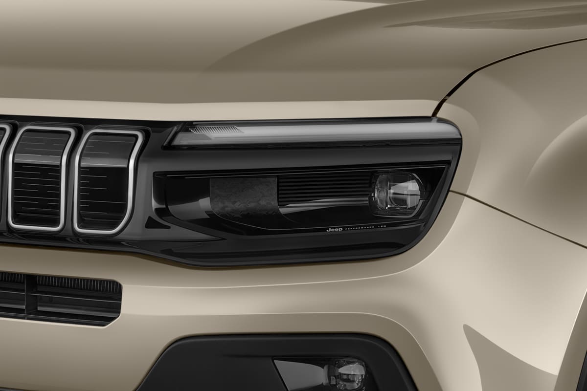 Frontscheinwerfer eines Jeep Avenger Elektro