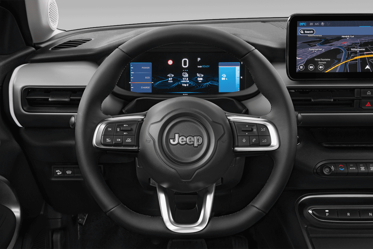 Lenkrad eines Jeep Avenger Elektro