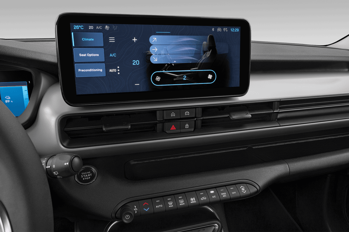 Klimasteuerung eines Jeep Avenger Elektro