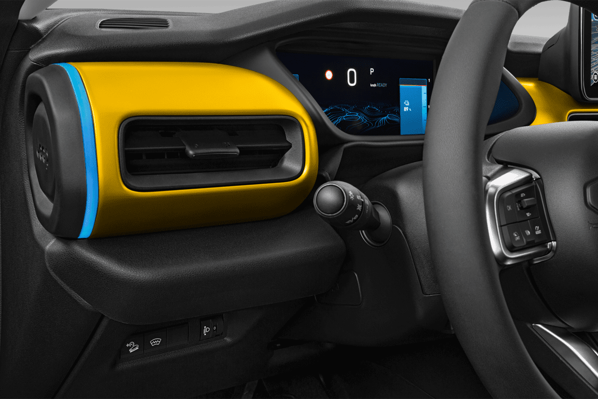 Lüftung eines Jeep Avenger Elektro