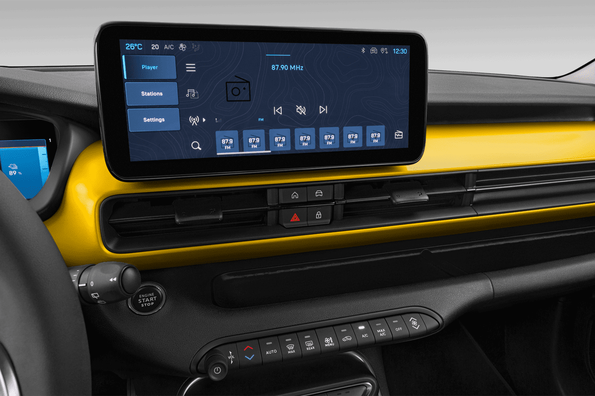 Audiosystem eines Jeep Avenger Elektro