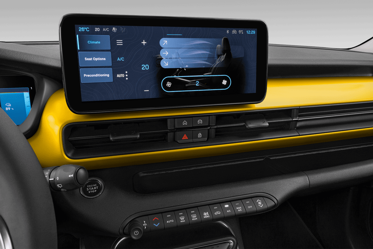 Klimasteuerung eines Jeep Avenger Elektro