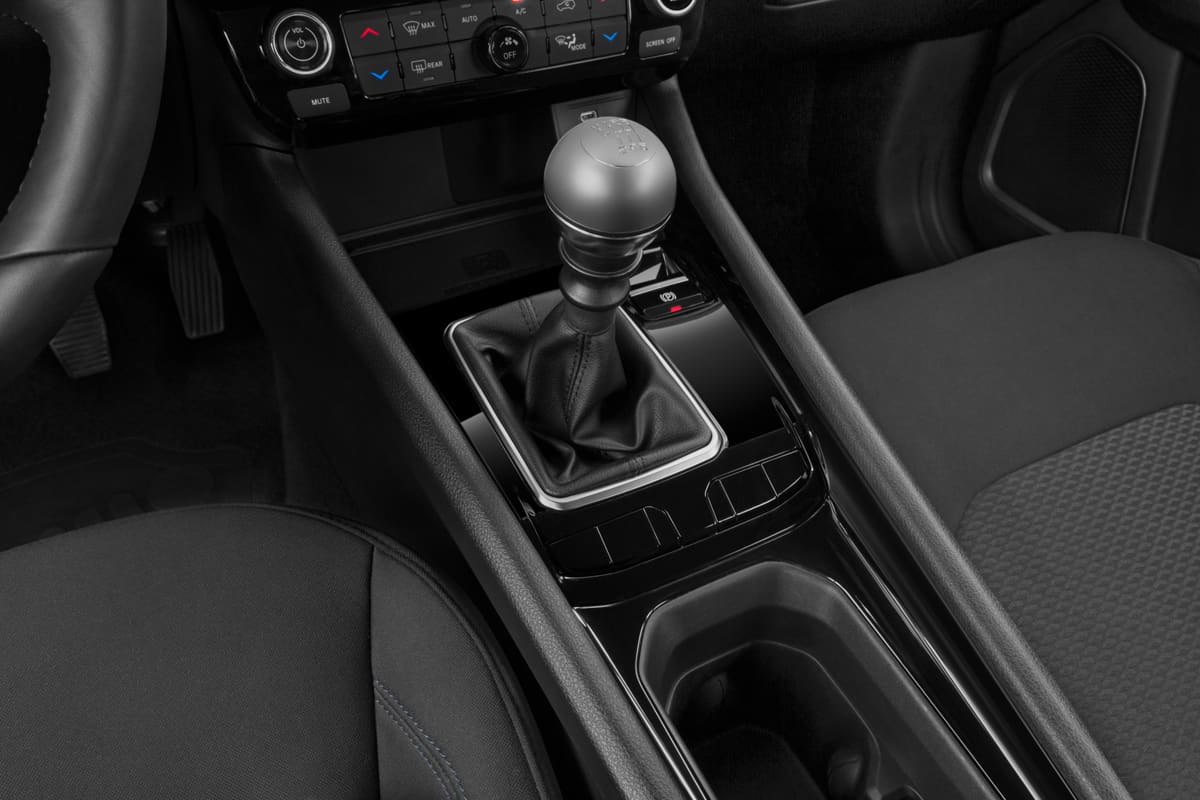 Schaltknüppel eines Jeep Compass