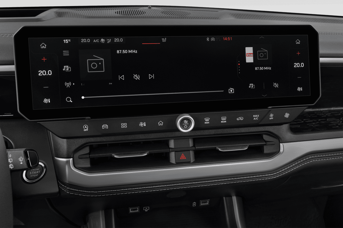 Audiosystem eines Jeep Compass E-Hybrid