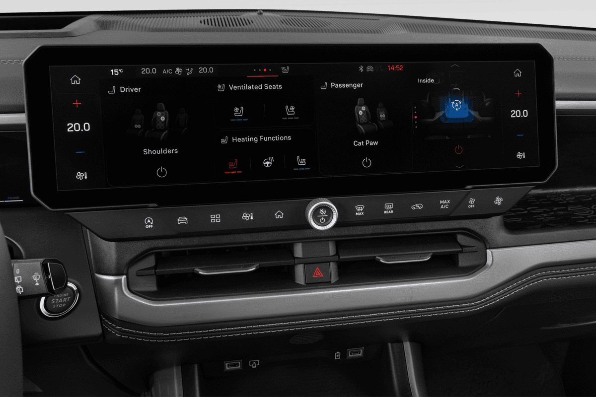 Klimasteuerung eines Jeep Compass Elektro