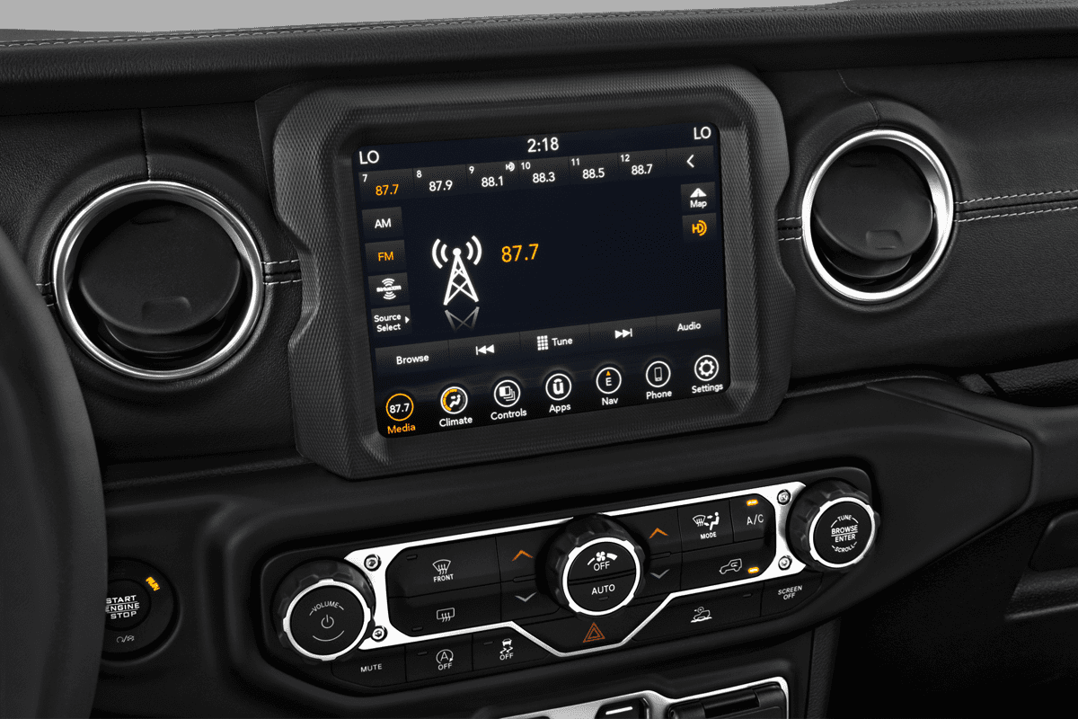 Audiosystem eines Jeep Gladiator