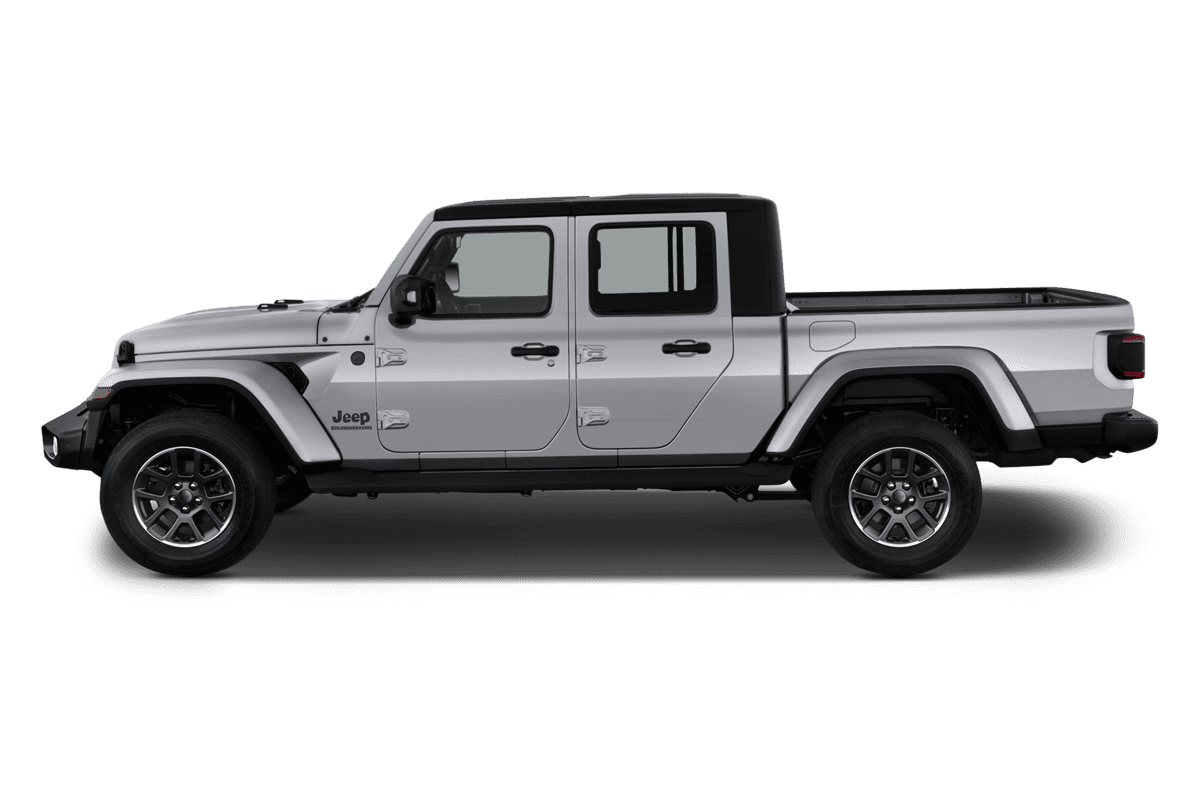 Seitenansicht eines Jeep Gladiator