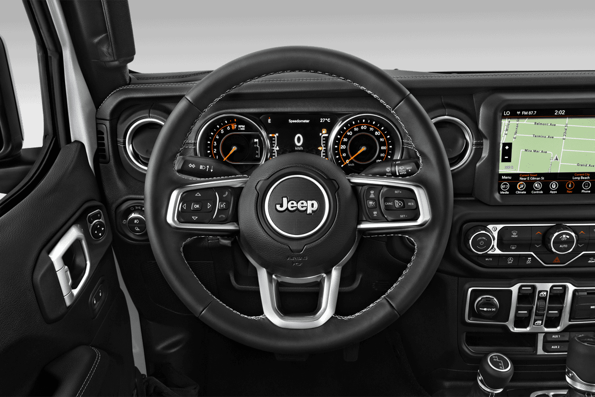 Lenkrad eines Jeep Gladiator