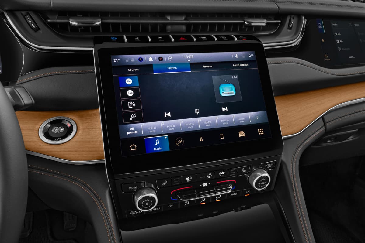 Audiosystem eines Jeep Grand Cherokee