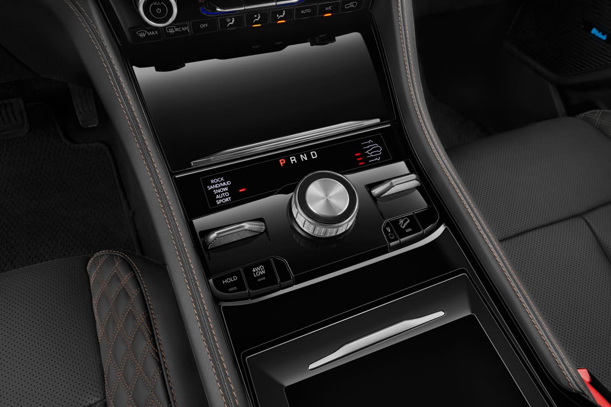 Schaltknüppel eines Jeep Grand Cherokee