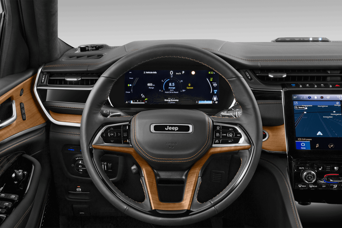 Lenkrad eines Jeep Grand Cherokee