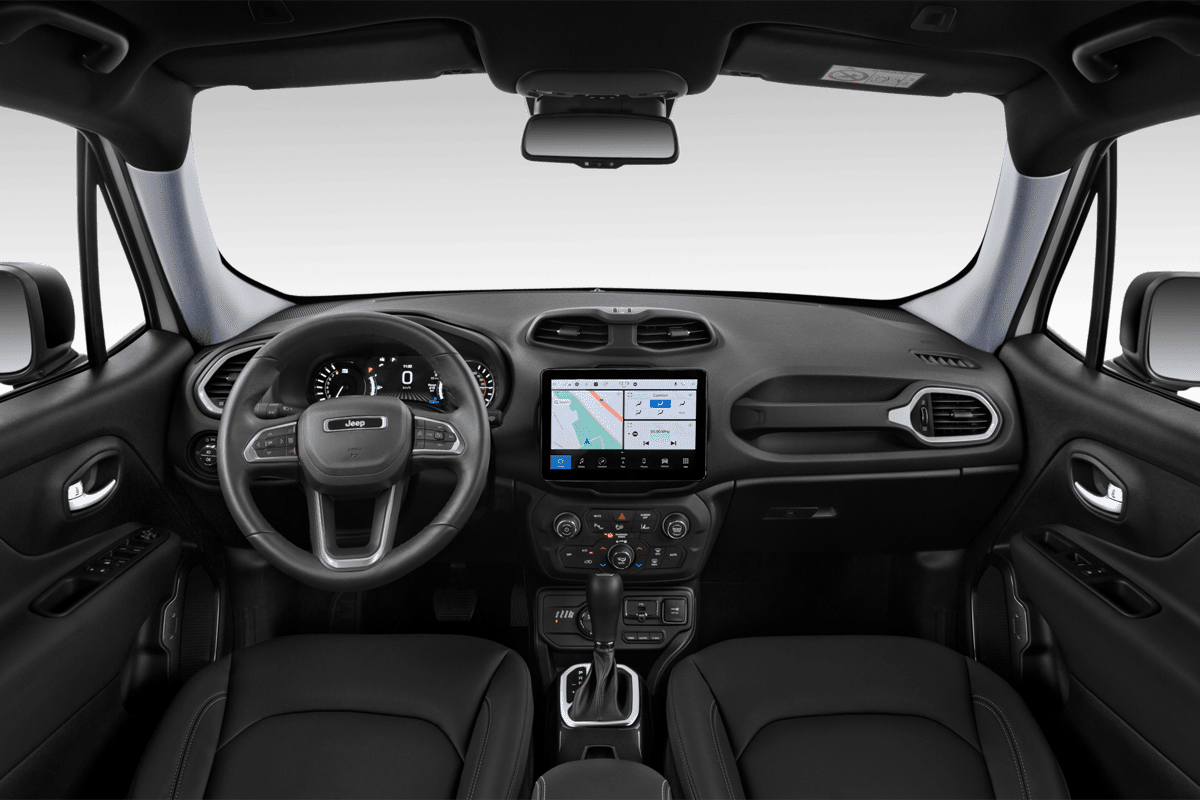 Armaturenbrett eines Jeep Renegade Plug-In-Hybrid