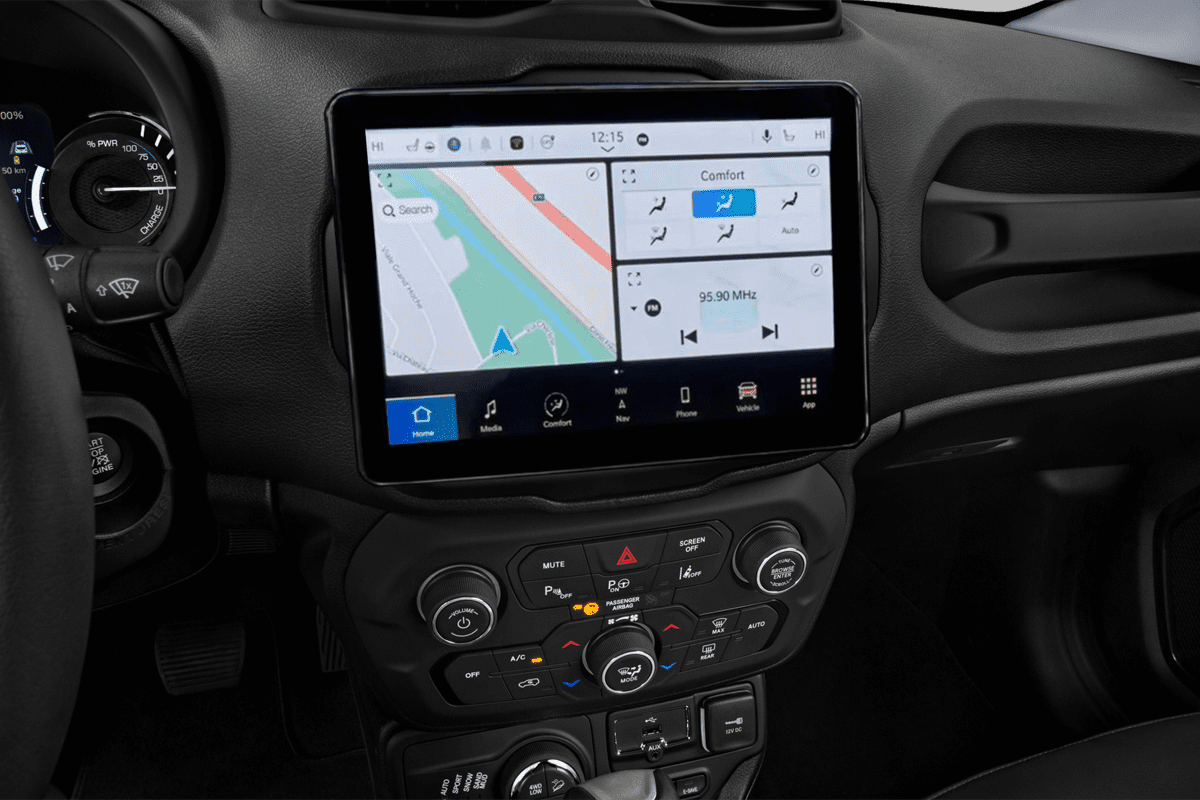 Klimasteuerung eines Jeep Renegade Plug-In-Hybrid