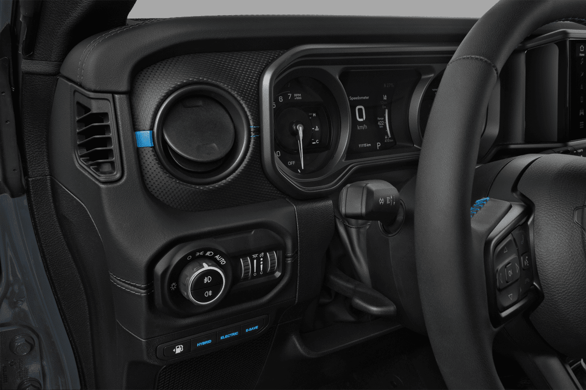 Lüftung eines Jeep Wrangler