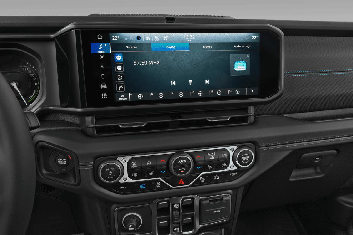 Audiosystem eines Jeep Wrangler