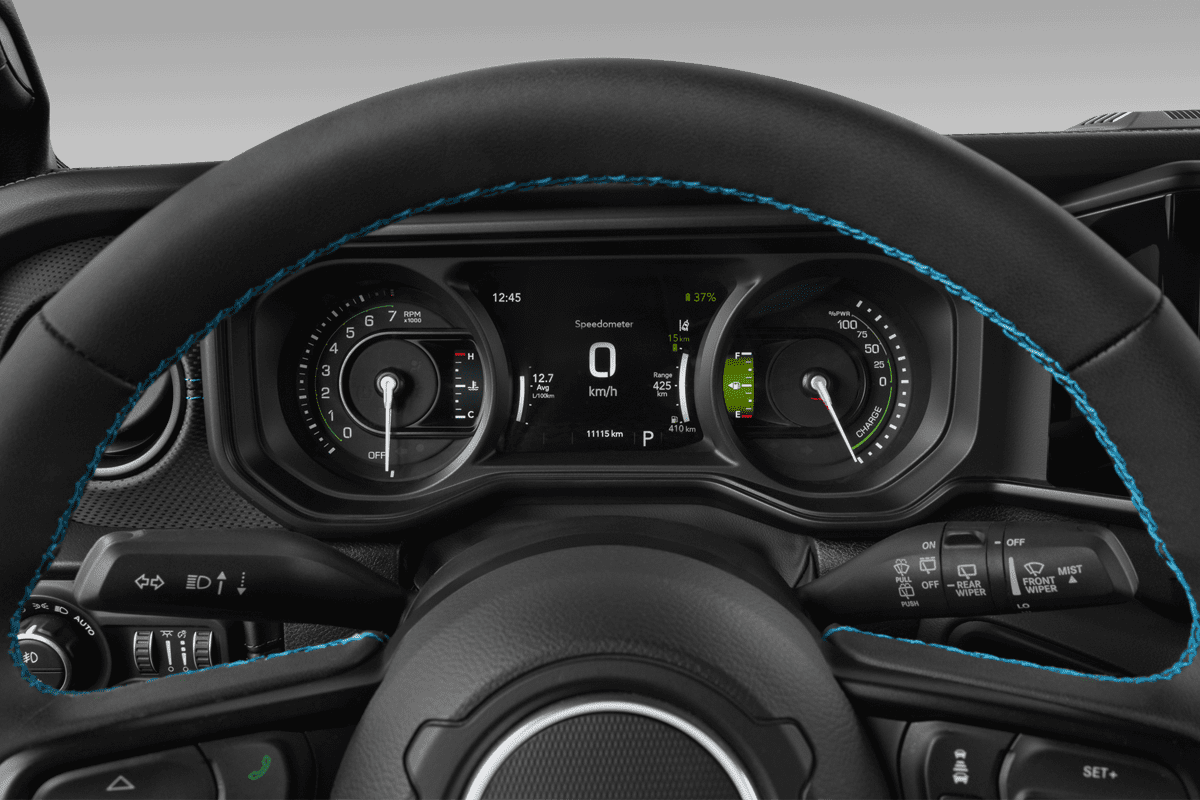 Kombiinstrument eines Jeep Wrangler