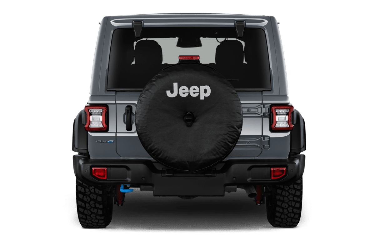 Heckansicht eines Jeep Wrangler