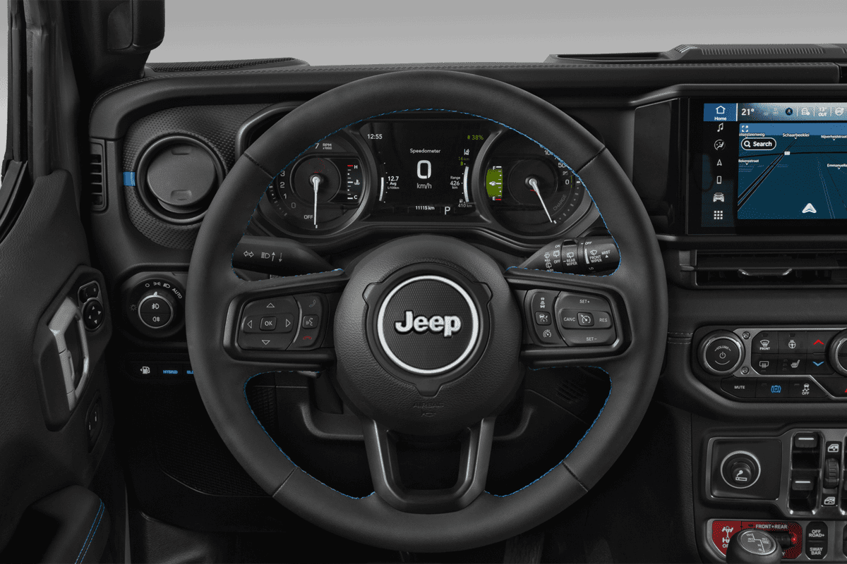 Lenkrad eines Jeep Wrangler