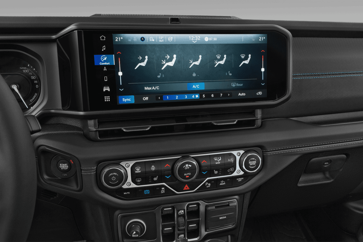 Klimasteuerung eines Jeep Wrangler