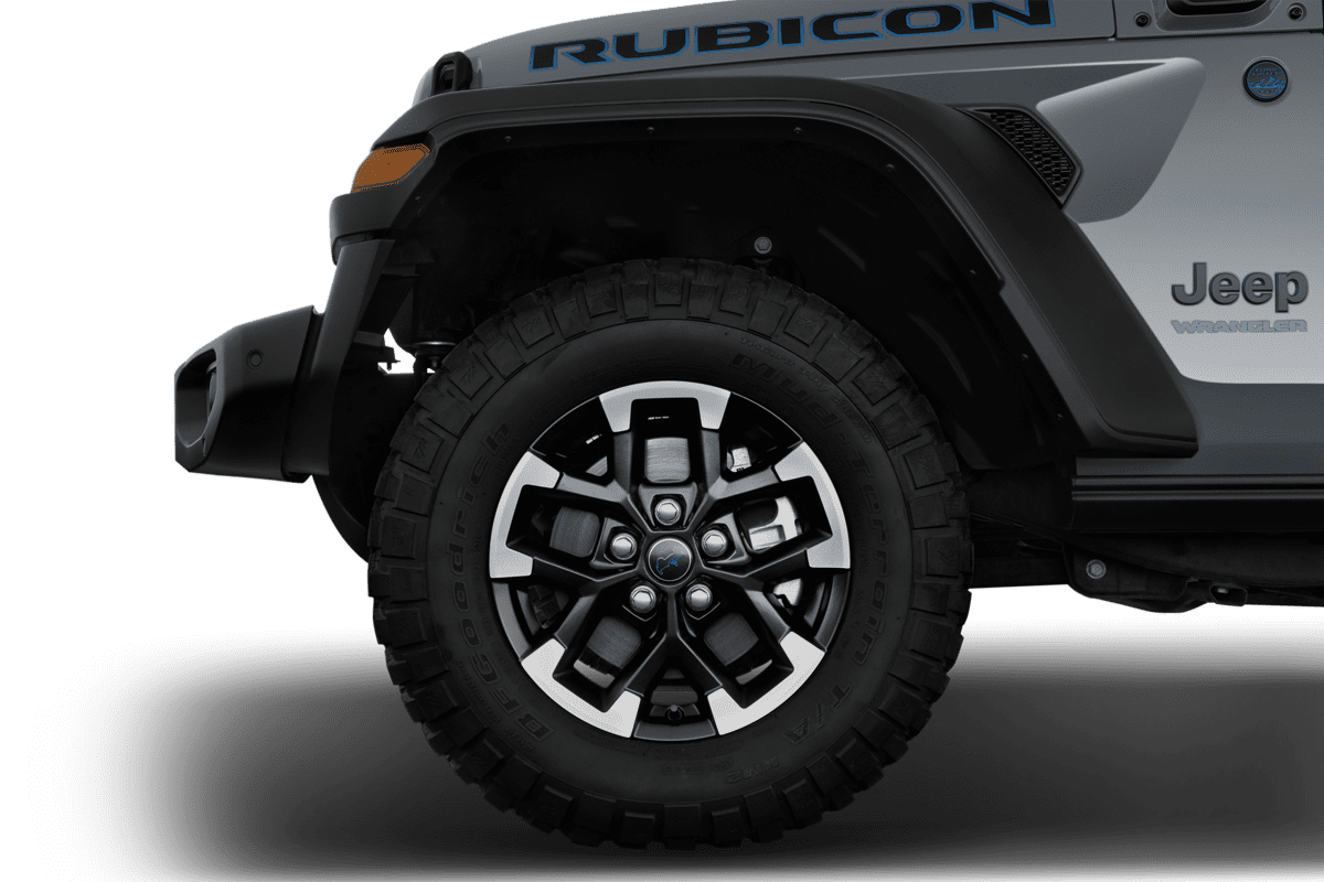 Radkappe oder Felge eines Jeep Wrangler