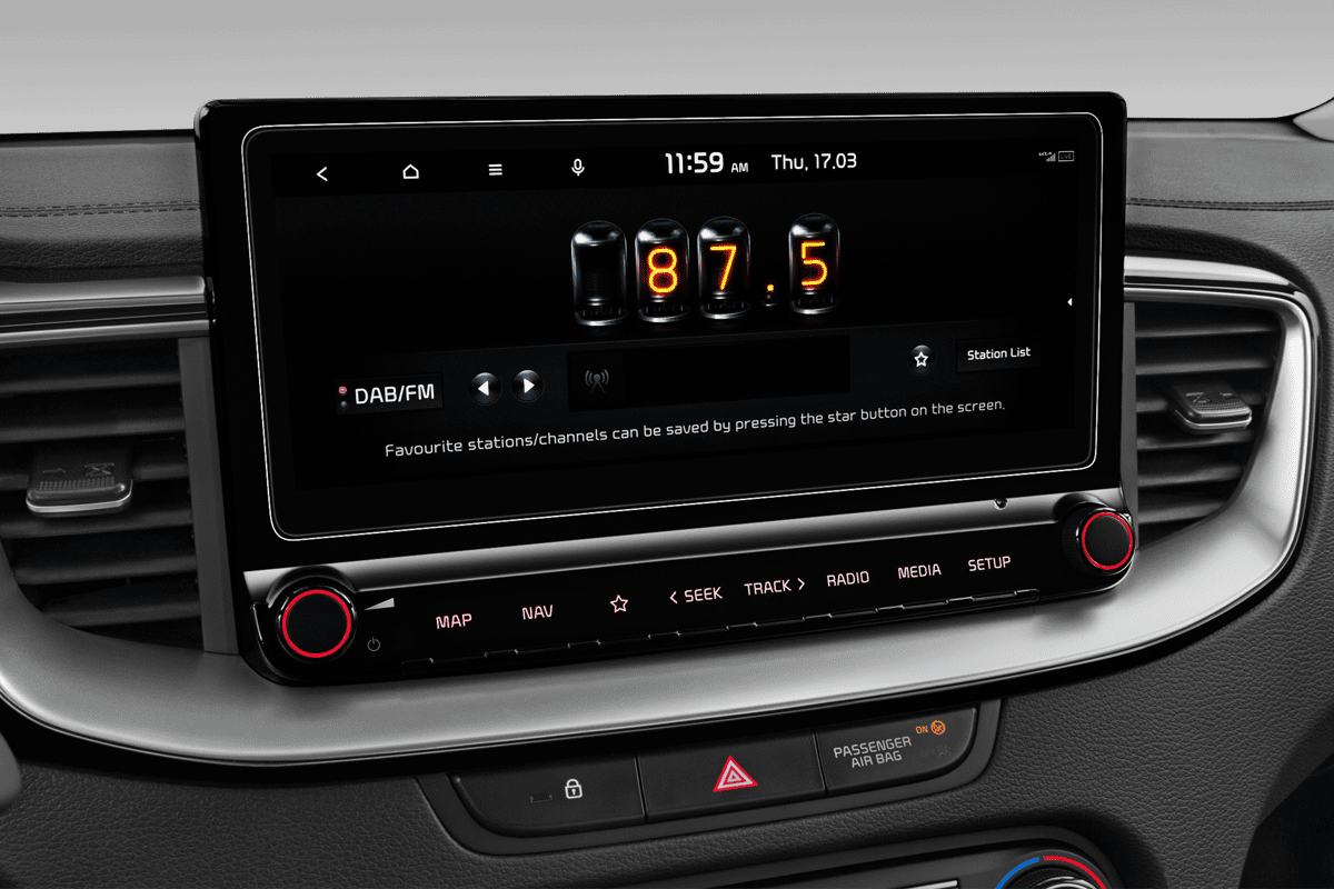 Audiosystem eines KIA ceed