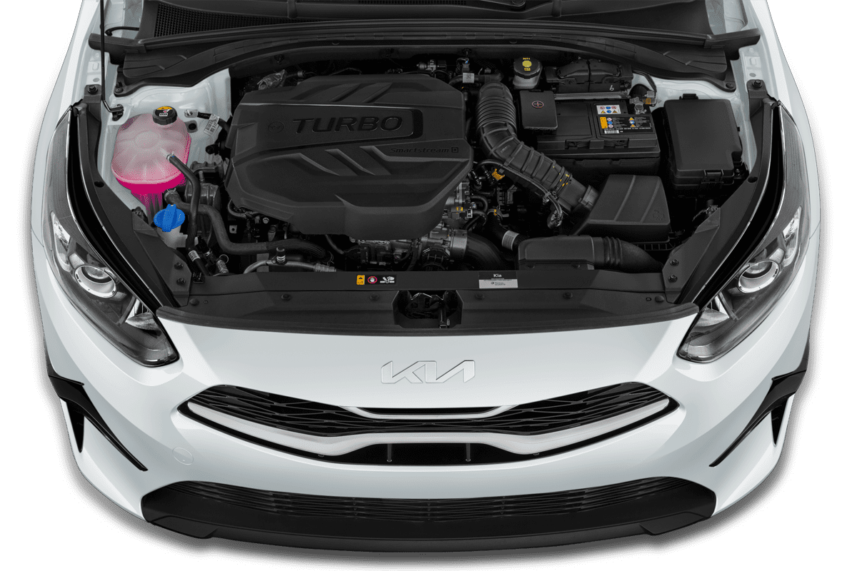 Motorraum eines KIA ceed