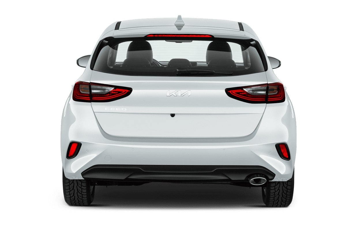 Heckansicht eines KIA ceed