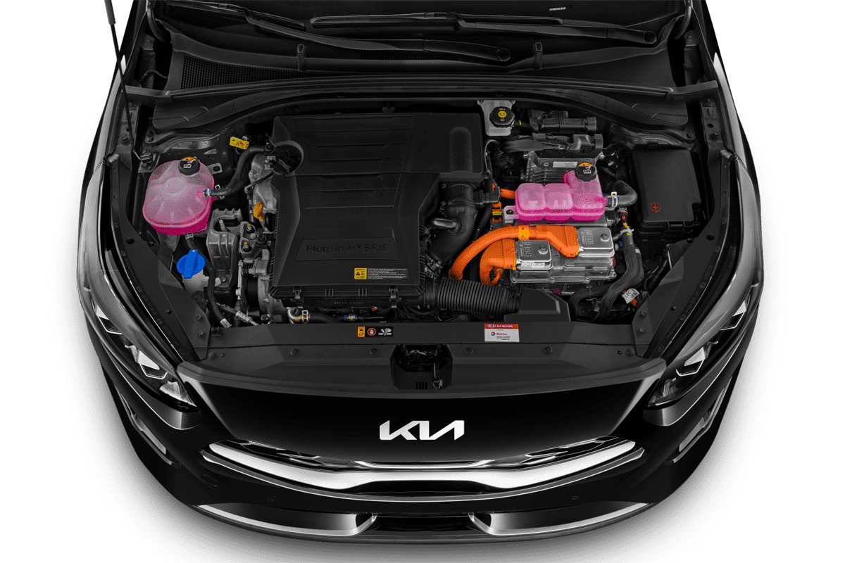 Motorraum eines KIA ceed Sportswagon Plug-in-Hybrid