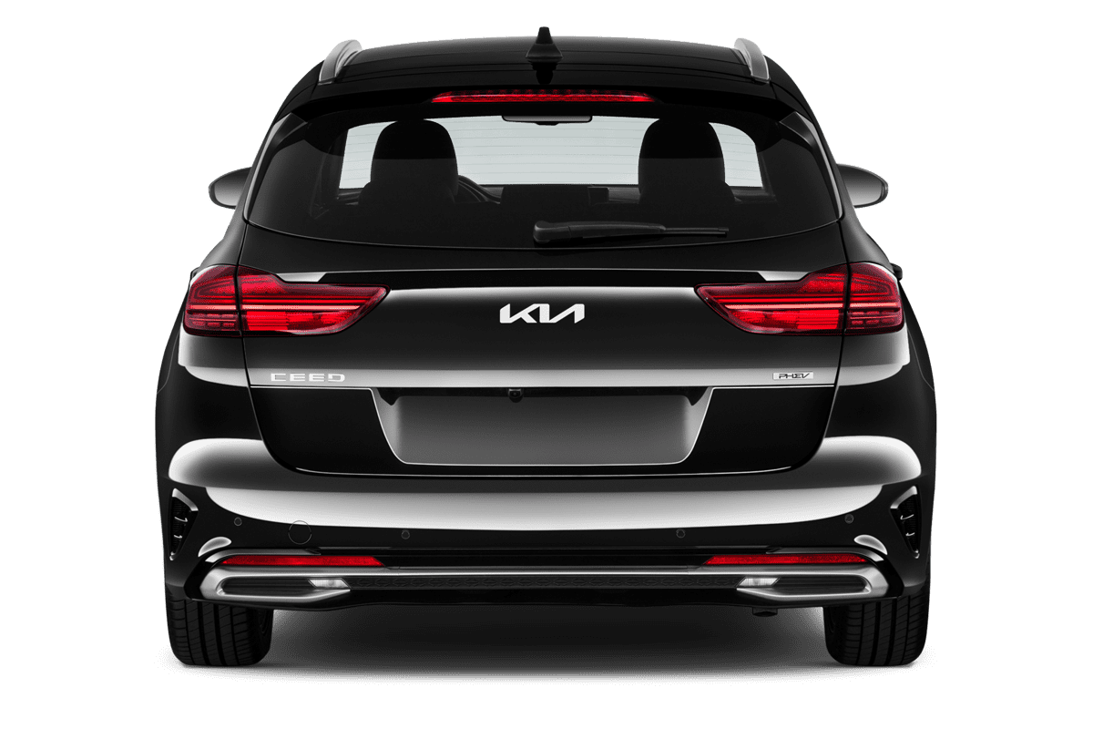 Heckansicht eines KIA ceed Sportswagon Plug-in-Hybrid