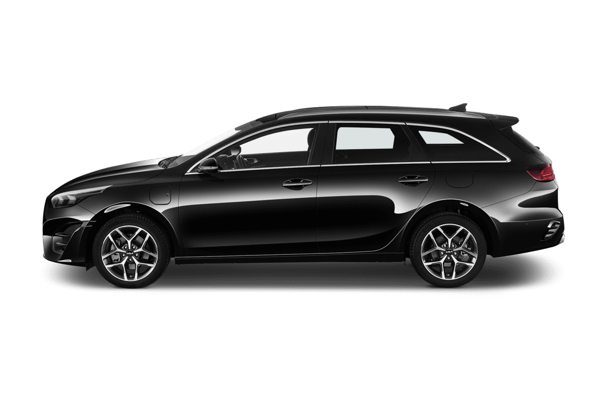 Seitenansicht eines KIA ceed Sportswagon Plug-in-Hybrid