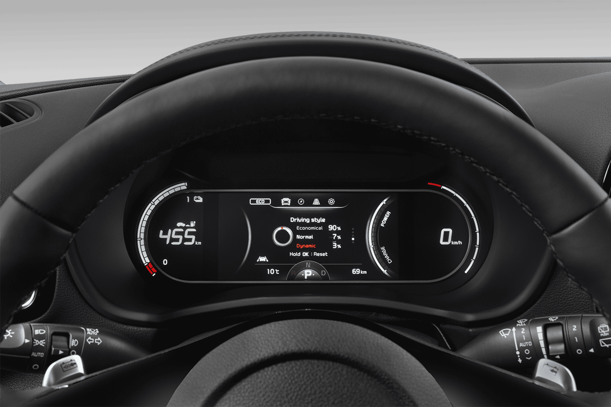 Kombiinstrument eines KIA e-Soul