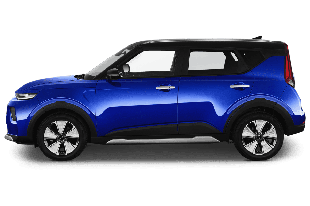 Seitenansicht eines KIA e-Soul