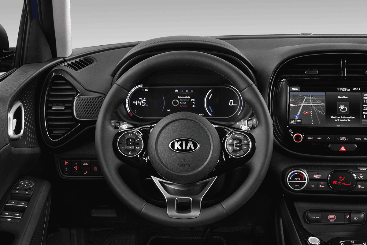 Lenkrad eines KIA e-Soul