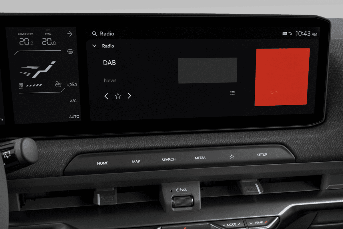 Audiosystem eines KIA EV2