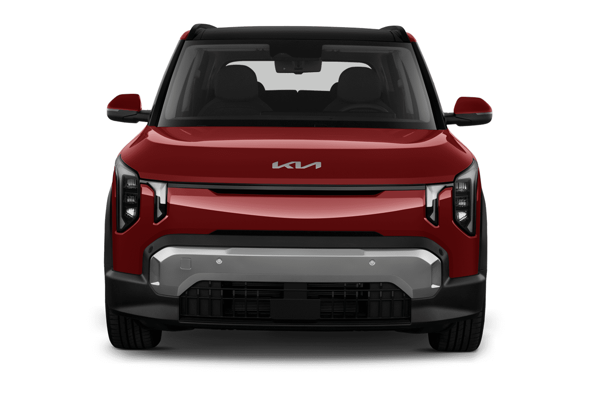 Frontansicht eines KIA EV2, freigestellt