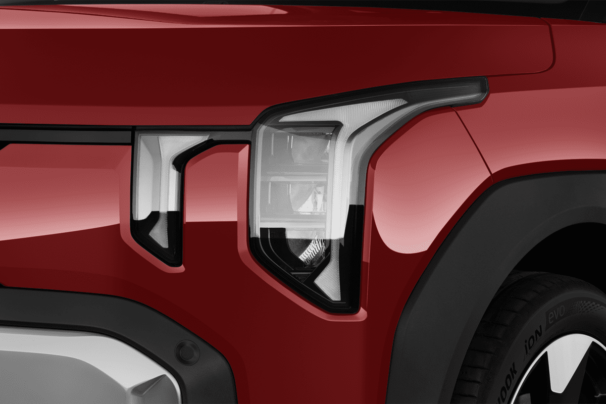 Frontscheinwerfer eines KIA EV2