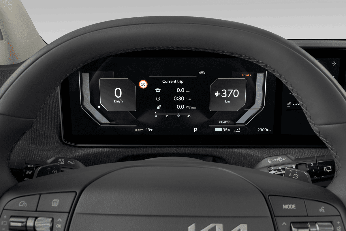 Kombiinstrument eines KIA EV2