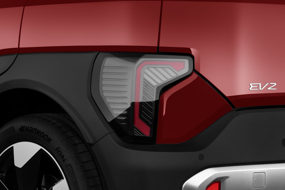 Heckleuchten eines KIA EV2