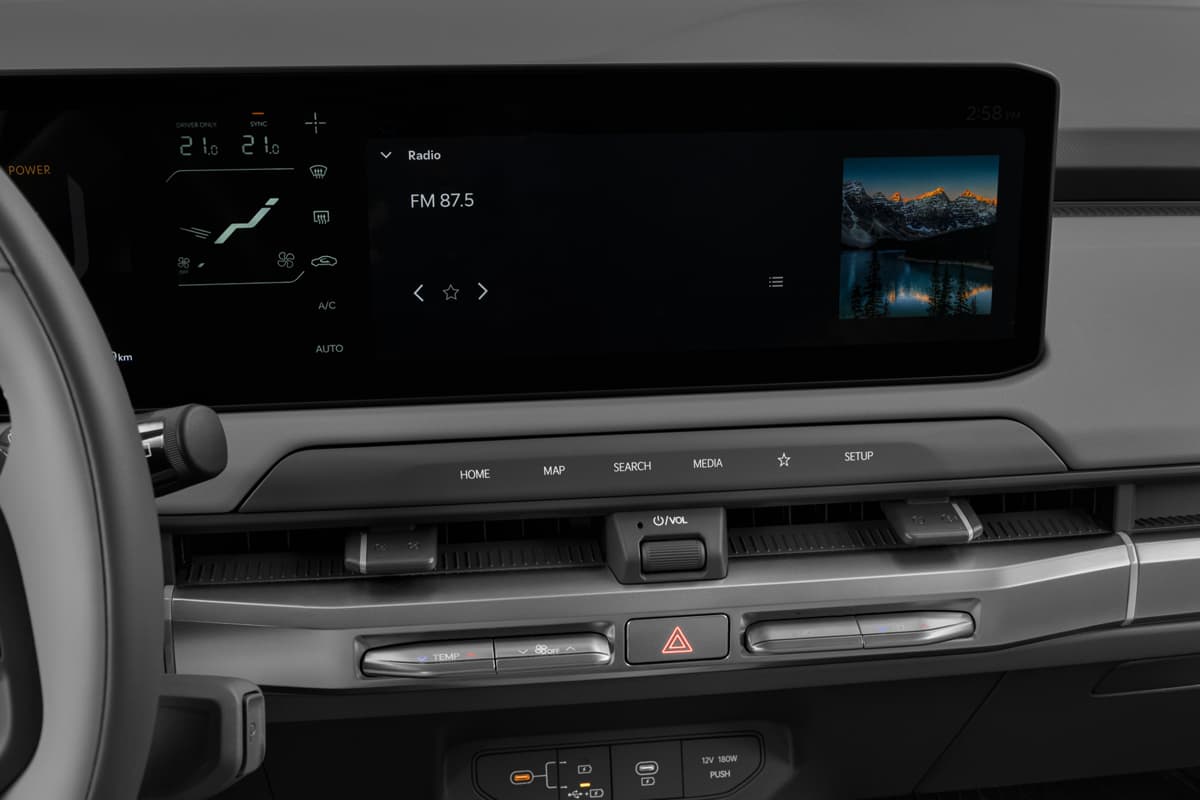 Audiosystem eines KIA EV3 